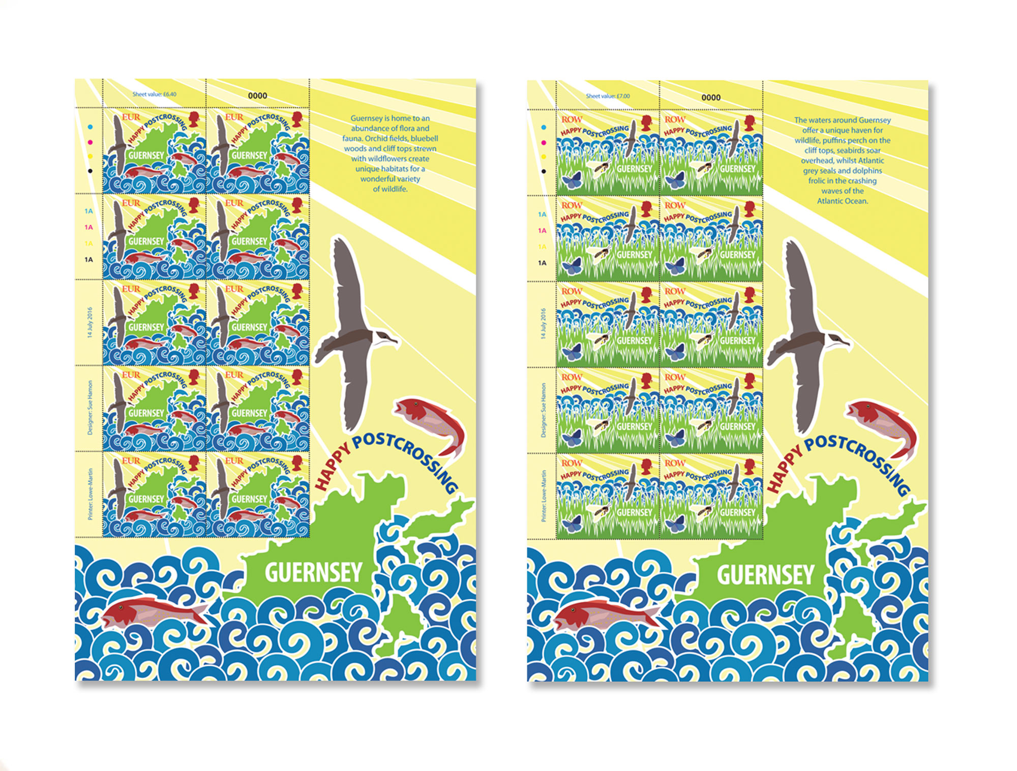 Sheets of 10